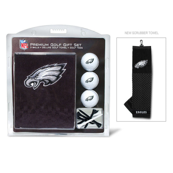 Philadelphia Eagles Golf Gift Set with Embroidered Towel - Special Order - 757 Sports Collectibles