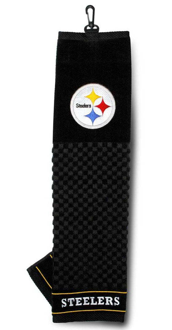Pittsburgh Steelers 16"x22" Embroidered Golf Towel (CDG) - 757 Sports Collectibles