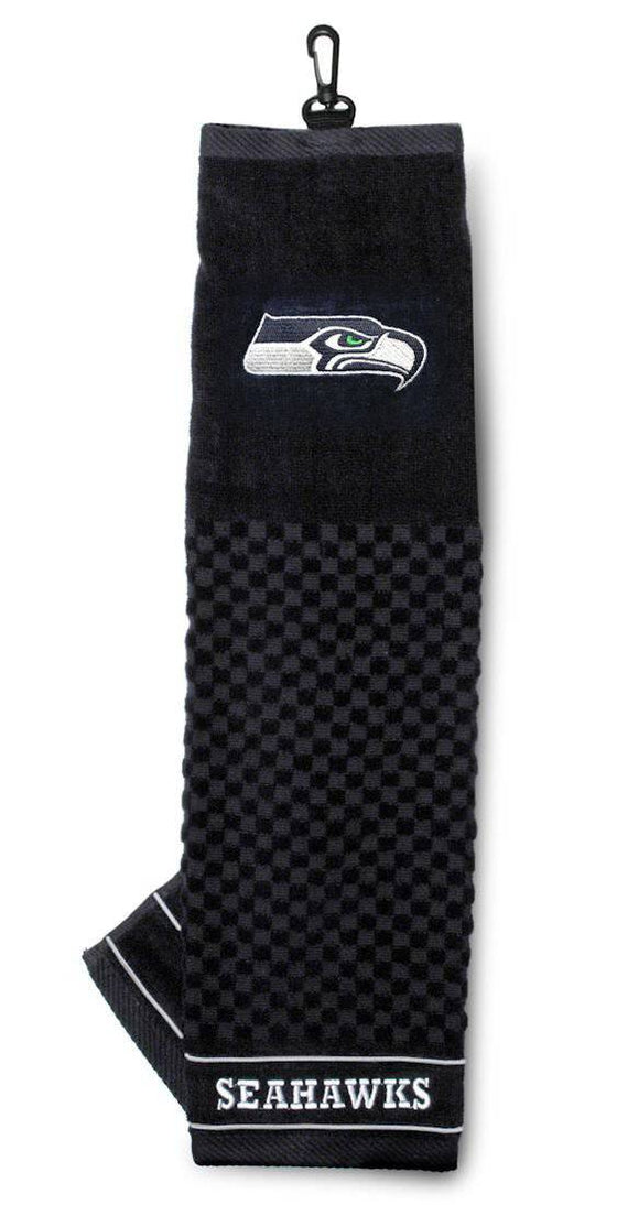Seattle Seahawks 16"x22" Embroidered Golf Towel (CDG) - 757 Sports Collectibles