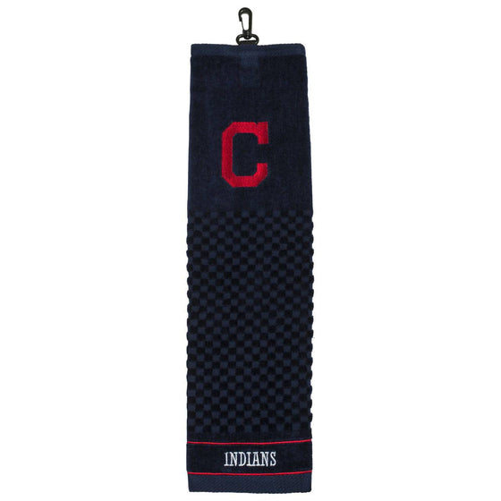 Cleveland Indians Embroidered Golf Towel - 757 Sports Collectibles