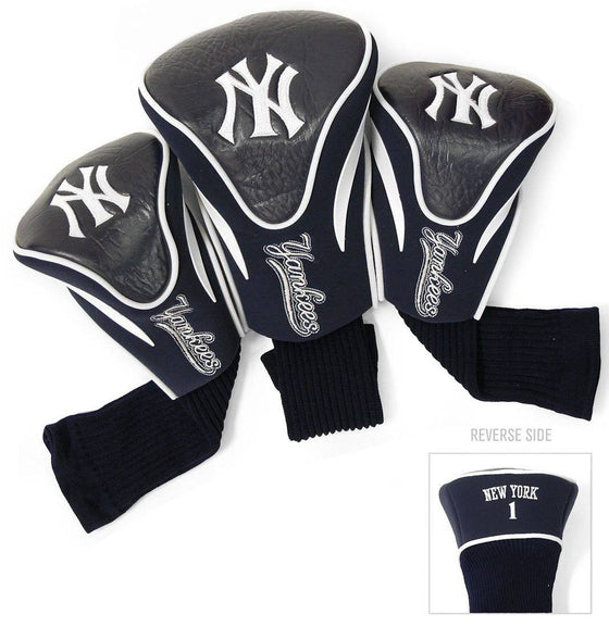 New York Yankees Golf Club 3 Piece Contour Headcover Set (CDG) - 757 Sports Collectibles