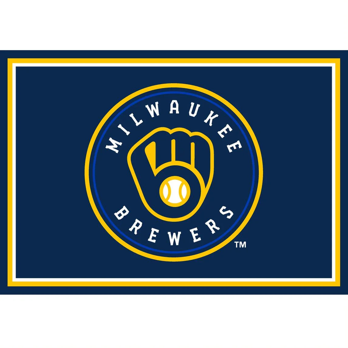 Milwaukee Brewers 3x4 Area Rug