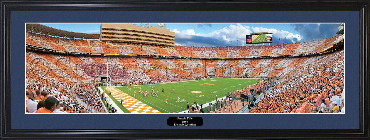 Tennessee Volunteers "5 Yard Line" Panorama Photo Print - 757 Sports Collectibles