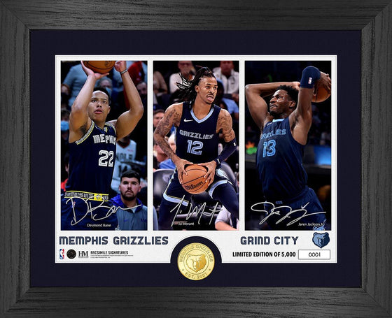 Memphis Grizzlies Team Force Bronze Coin Photo Mint