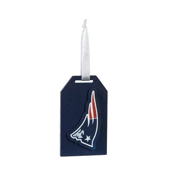 Gift Tag Ornament,New England Patriots