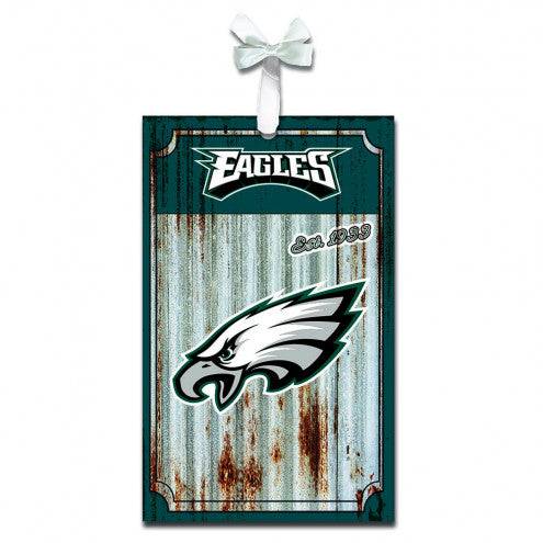 Philadelphia Eagles Corrugated Sign Ornament - 757 Sports Collectibles