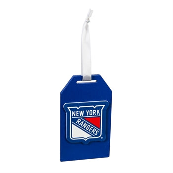 Gift Tag Ornament, New York Rangers