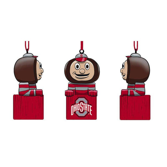 Ohio State Buckeyes Mascot Ornament - 757 Sports Collectibles