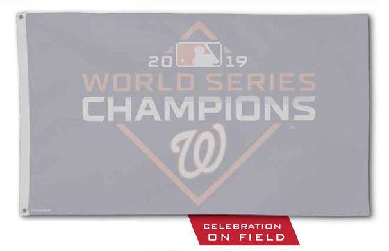 Washington Nationals 2019 World Series Champions 3x5 Deluxe Flag