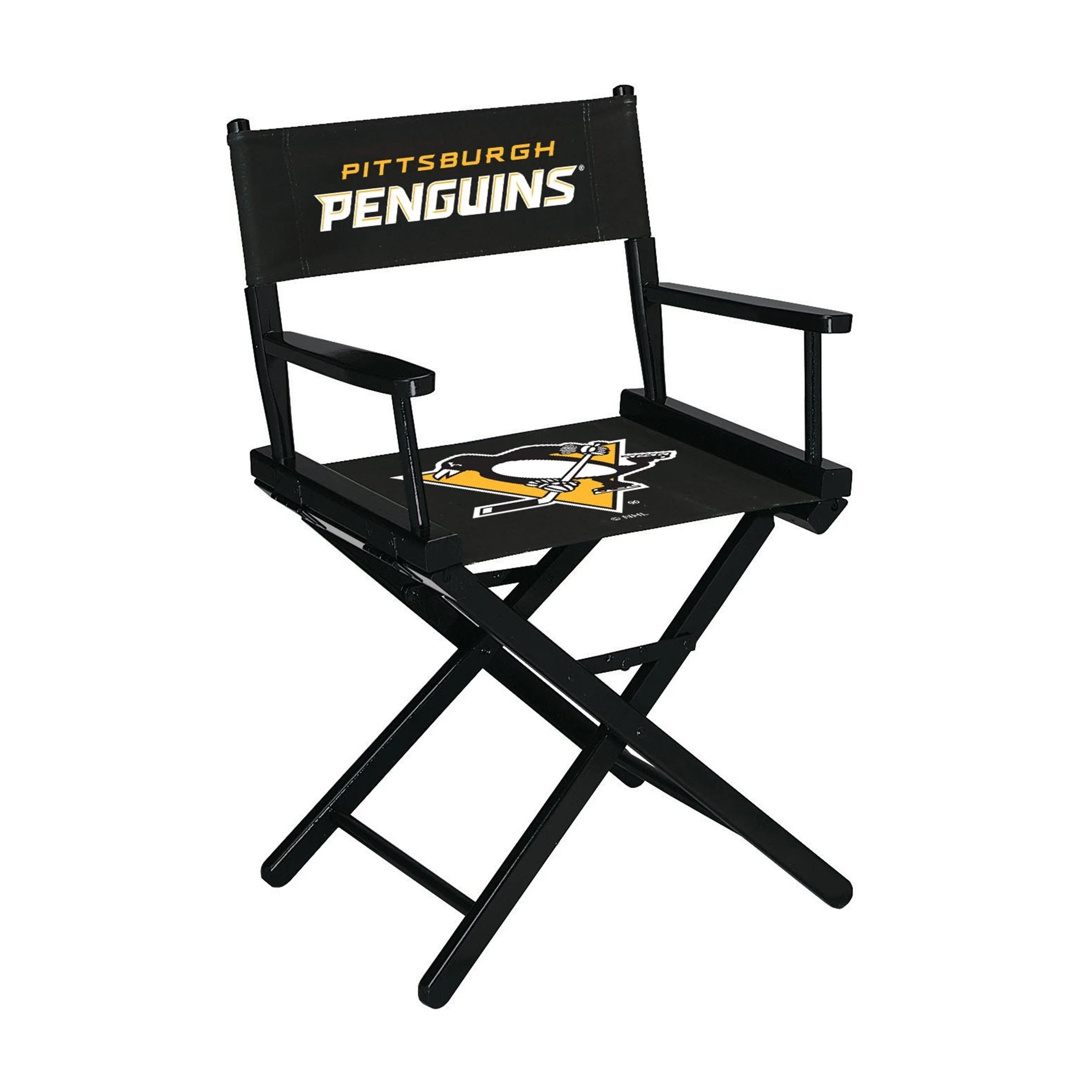 Pittsburgh Penguins Table Height Directors Chair