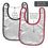 MasterPieces Baby Fanatic NFL Atlanta Falcons 2-Pack Bibs, One Size, Team Color - 757 Sports Collectibles