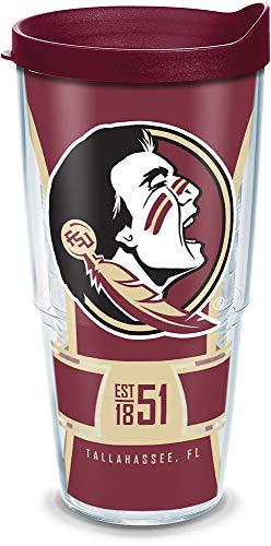 Tervis Made in USA Double Walled Florida State University FSU Seminoles Insulated Tumbler Cup Keeps Drinks Cold & Hot, 24oz, Spirit - 757 Sports Collectibles