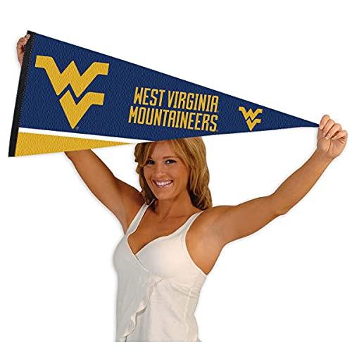 College Flags & Banners Co. West Virginia Pennant Full Size Felt - 757 Sports Collectibles