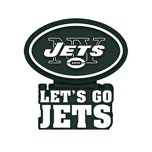 Team Sports America NFL New York Jets Fun Colorful Mascot Statue 12 Inches Tall - 757 Sports Collectibles