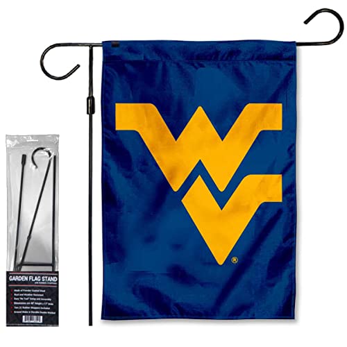 West Virginia Garden Banner Flag with Stand Pole Holder - 757 Sports Collectibles