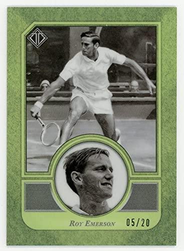 Roy Emerson 2020 Topps Transcendent Tennis VIP Card #18 05/20 - 757 Sports Collectibles