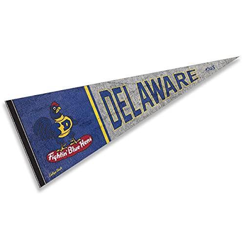 Delaware Blue Hens Pennant Throwback Vintage Banner - 757 Sports Collectibles