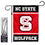 North Carolina State Wolfpack Garden Flag and Flag Stand Holder Flagpole Set - 757 Sports Collectibles