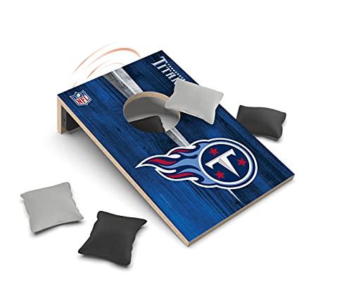 SOAR NFL Tabletop Cornhole Game and Bluetooth Speaker, Tennessee Titans - 757 Sports Collectibles