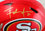 Frank Gore Signed F/S San Francisco 49ers Flash Speed Authentic Helmet-Beckett W Hologram Gold - 757 Sports Collectibles