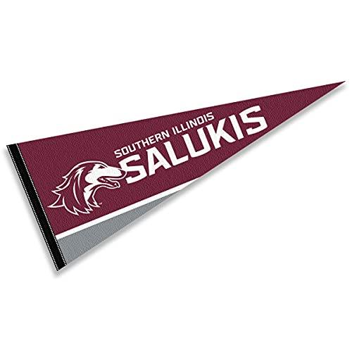 College Flags & Banners Co. Southern Illinois Salukies Pennant Full Size Felt - 757 Sports Collectibles