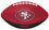 Rawlings NFL Downfield Youth Size Football with 5X HD Grip, San Francisco 49ers - 757 Sports Collectibles