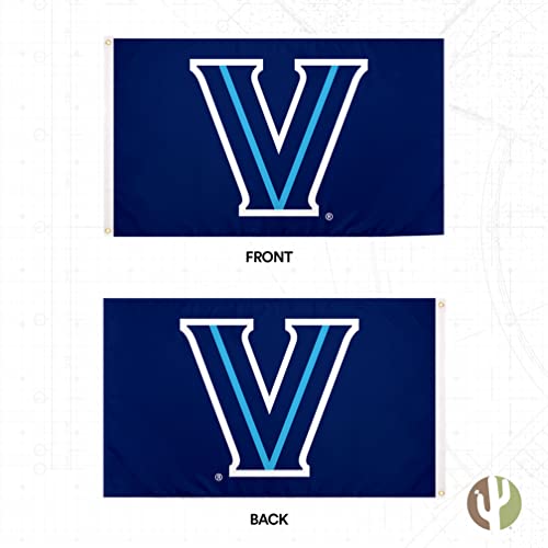 Desert Cactus Villanova University Flag VU Wildcats Flags Banners 100% Polyester Indoor Outdoor 3x5 (Style 1) - 757 Sports Collectibles