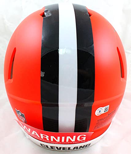 Odell Beckham Signed Cleveland Browns F/S Speed Authentic Helmet-Beckett W Hologram Black - 757 Sports Collectibles