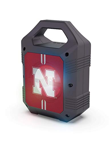 NCAA Nebraska Cornhuskers ShockBox XL Wireless Bluetooth Speaker, Team Color - 757 Sports Collectibles