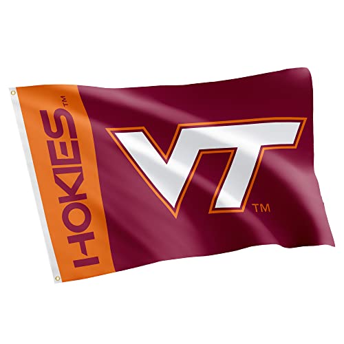 Desert Cactus Virginia Tech Flag Hokies VT Flags Banners 100% Polyester Indoor Outdoor 3x5 (Team Name) - 757 Sports Collectibles