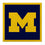 Rico Industries NCAA Michigan Wolverines Felt Banner for Man Cave, Game Room, Office & Bedroom - Long-Lasting Wall Decorations - Made in the USA - 35" x 35" - - 757 Sports Collectibles