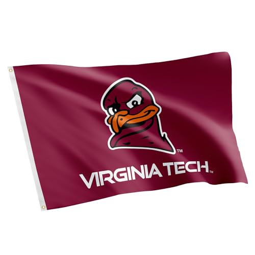 Desert Cactus Virginia Tech Flag Hokies VT Flags Banners 100% Polyester Indoor Outdoor 3x5 (Style 2a) - 757 Sports Collectibles