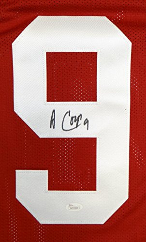 Amari Cooper Autographed Maroon College Style Jersey- JSA Witnessed Auth - 757 Sports Collectibles