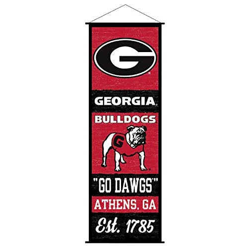 Georgia Bulldogs Banner and Scroll Sign - 757 Sports Collectibles