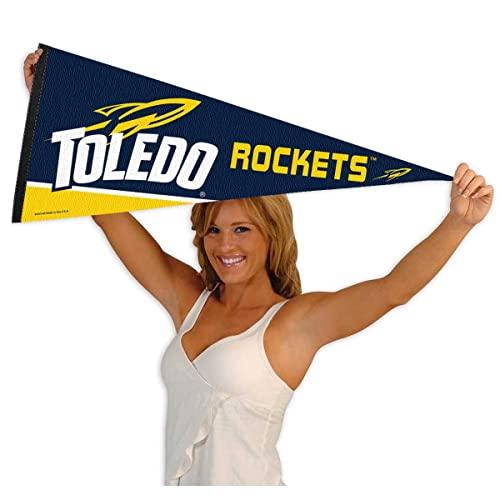 College Flags & Banners Co. Toledo Pennant Full Size Felt - 757 Sports Collectibles