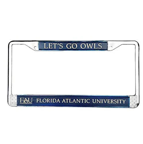 Florida Atlantic University License Plate Frame - 757 Sports Collectibles