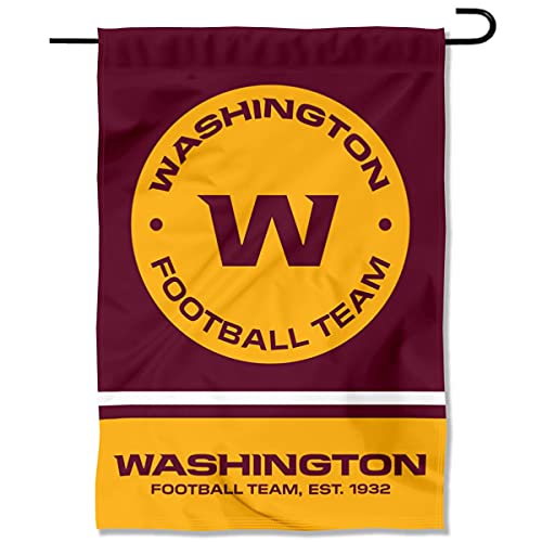 WinCraft Washington Football Team New Logo Garden Flag Double Sided Banner - 757 Sports Collectibles
