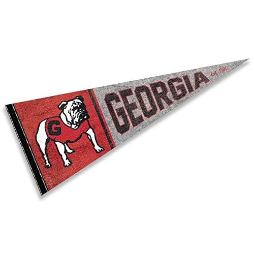 Georgia Bulldogs Pennant Throwback Vintage Banner - 757 Sports Collectibles