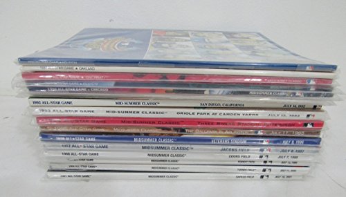 1974-2013 MLB All Star Game Program Run All 40 Programs N/MT 131814 - 757 Sports Collectibles