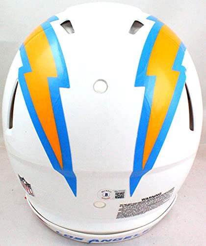 Keenan Allen Autographed LA Chargers Authentic Speed F/S Helmet-Beckett W Black - 757 Sports Collectibles
