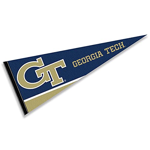 College Flags & Banners Co. Georgia Tech Yellow Jackets Full Size Pennant - 757 Sports Collectibles
