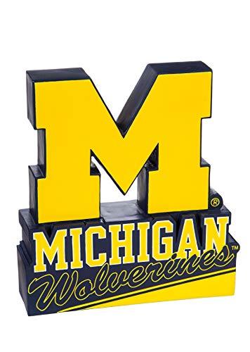 Team Sports America NCAA University of Michigan Fun Colorful Mascot Statue 12 Inches Tall - 757 Sports Collectibles