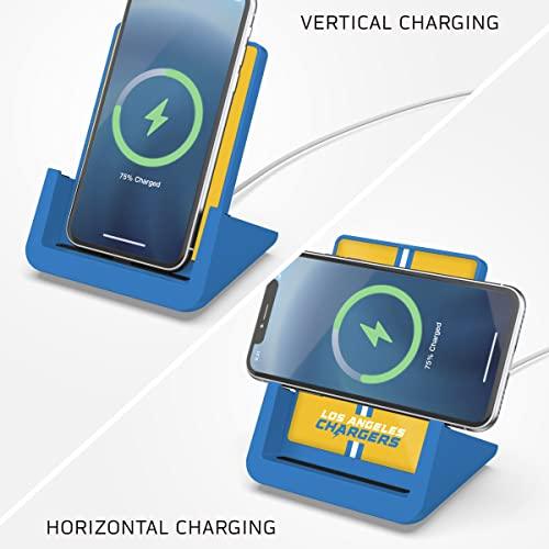 SOAR NFL Wireless Charging Stand, Los Angeles Chargers - 757 Sports Collectibles