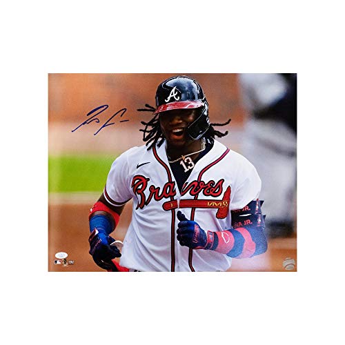 Ronald Acuna Jr Autographed Atlanta Braves 16x20 Photo - JSA COA - 757 Sports Collectibles