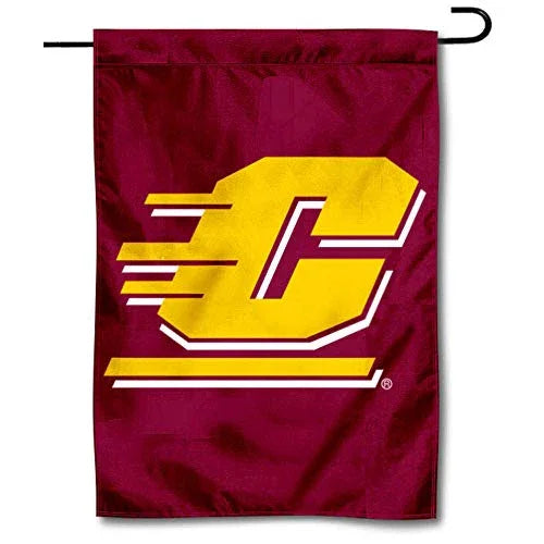 CMU Chippewas Garden Flag and Yard Banner - 757 Sports Collectibles