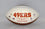 Anquan Boldin Autographed San Francisco 49ers Logo Football- JSA W Auth - 757 Sports Collectibles