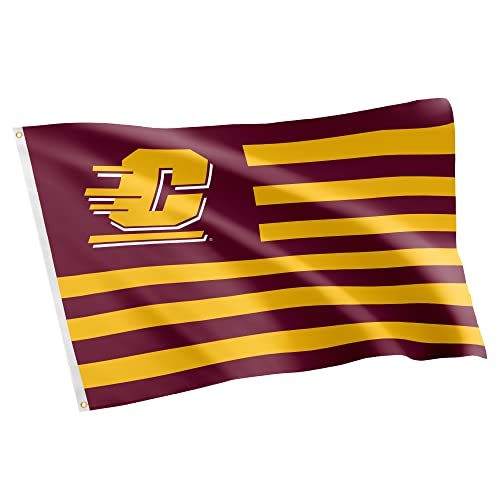 Desert Cactus Central Michigan University Flag CMU Chippewas Flags Banners 100% Polyester Indoor Outdoor 3x5 (Nation) - 757 Sports Collectibles
