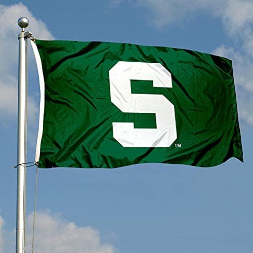 MSU Michigan State Spartans University Large College Flag - 757 Sports Collectibles