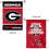 Georgia Bulldogs 2021 College Football National Champions Double Sided Garden Banner Flag - 757 Sports Collectibles