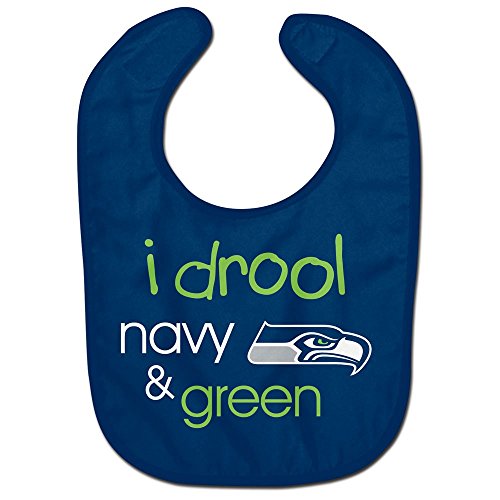 WinCraft NFL Seattle Seahawks WCRA1962214 All Pro Baby Bib - 757 Sports Collectibles